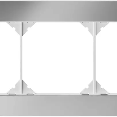 En-tête ENC EDIZIO.liv prestige SNAPFIX® 1×3 94×214mm acier chromé poli 