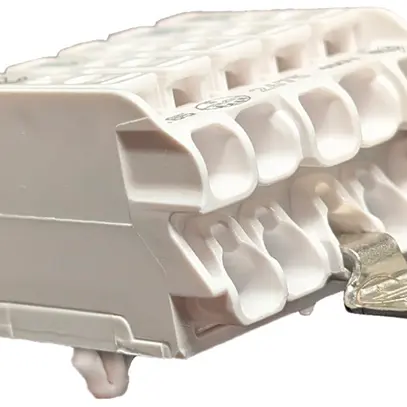 Borne de connexion 5P 0.5…2.5mm² étrier de mise à terre bc 