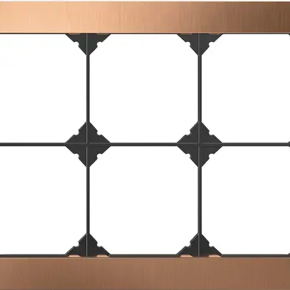 En-tête ENC EDIZIO.liv prestige SNAPFIX® 2×3 154×214mm laiton champagne 