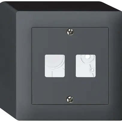 Kit frontal AP kallysto Q pour 2 modules anthracite 