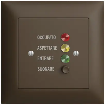 Station de porte ENC EDIZIOdue pour signaux d'appel, coffee 