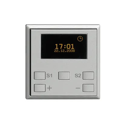 Kit frontal pour minuteur astronomique variateur 1…10V 2t ZEP EDIZIOdue silver 