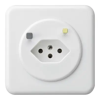 Prise ENC basico C T13 FI 30mA blanc 