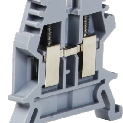 Morsetto di passaggio componibile WZ 0.5…2.5mm² 24A 1000V vite 2×1 DIN 35mm gr 