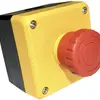 Scatola AP IDEC FB1W-XW1E-BV402R-Y1 pulsante di arresto d'emergenza 2×NC rosso 
