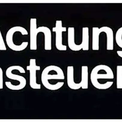 Pannello autocoll. (Achtung Fernsteuerung) 60×20mm 