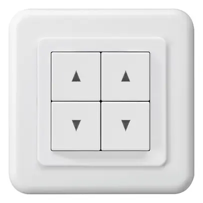 Kit frontal ENC basico G pour interrupteur p.store avec découpe 58×58mm blanc 