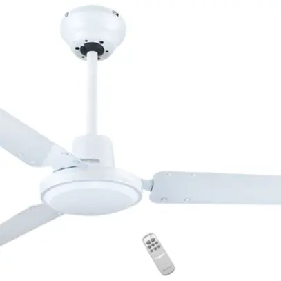 Ventilateur de plafond Armin Schmid Genua 4800m³/h 70W Ø1220×122×35mm blanc 