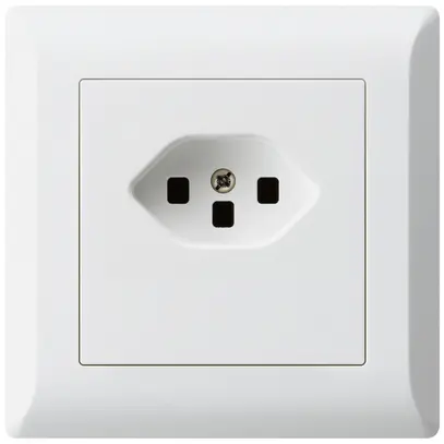 Prise ENC kallysto.line T23 blanc bornes à vis 