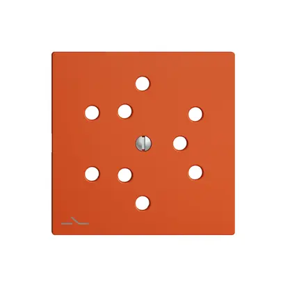 Plaque frontale 3×T12,S orange EDIZIOdue 