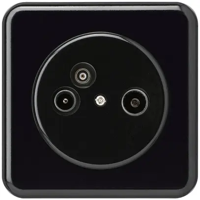 Presa d'antenna INC TV-R-Dati basico C 2GHz 10.5db nero 