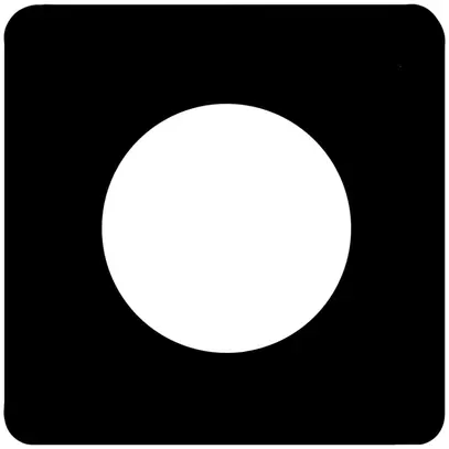 Placca di copertura II 58mm nero 58mm nero 