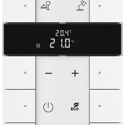 Module de commande ABB-free@home SBR-F-10.0.1, RTR 10 touches blanc mat 