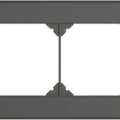 En-tête ENC EDIZIO.liv SNAPFIX® 1×2 pour combinaisons au choix gris foncé 