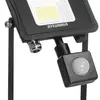 Projecteur LED Sylvania START FLOOD PIR 27W 3000lm 830 IP65 110° 190×125mm noir 