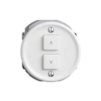 Comando per interruttore tapparelle 1c/2t Sdue Wiser bianco 