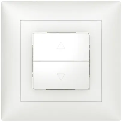 Pulsante per tapparella INC SIDUS B bianco 1 canale 