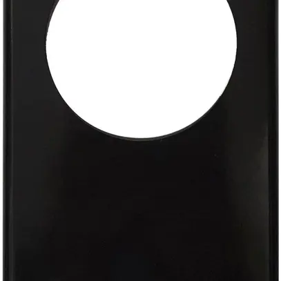 Placca di copertura I-I 58mm +cieca nero 