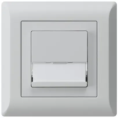 Tasto di suoneria INC A/1L kallysto.line grigio chiaro porta-etichetta 37×15mm 