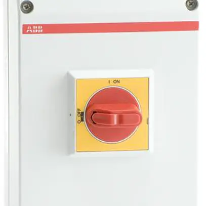 AP-Sicherheitsschalter ABB 3-polig 30A 400V hellgrau/rt/gelb 