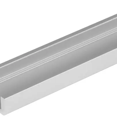 Profilo a U LDV FLAT PF02/U/16×5/10/2, larghezza utile 10mm, 2m, al 