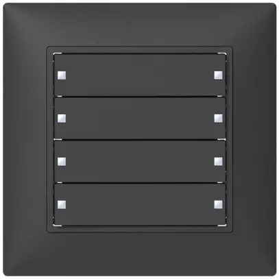 Senseur poussoir ENC SIDUS KNX Design type B, 4/8, anthracite 