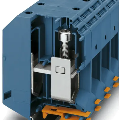 Borne 70…240mm² raccordement à vis bleu 