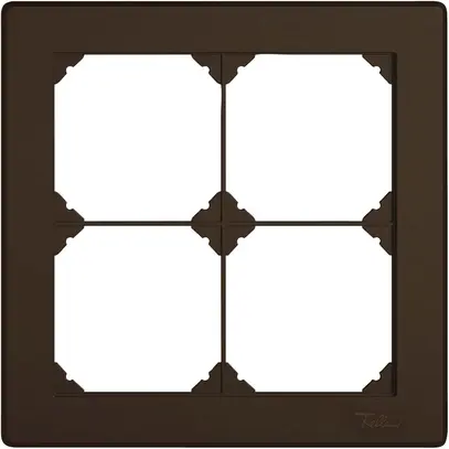 Intestazione INC EDIZIO.liv SNAPFIX® 2×2 p.combinazioni a libera scelta marrone 