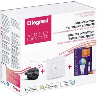 Kit di avvio Legrand Arteor with Netatmo 1×Multicolor 2×3L×2.5mm² 1×LED E27 