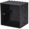Scatola ad incasso SLV per lampada a muro INS MOBALA, 80×80×60mm, nero 