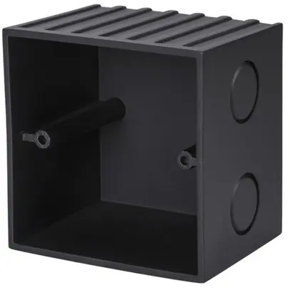 Boîtier d'encastrement SLV pour applique INC MOBALA, 80×80×60mm, noir 