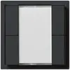 Pulsante multifunzionale INC KNX kallysto quadruplo nero 