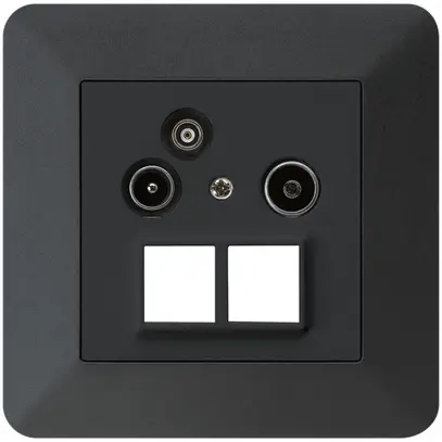 Presa antenna INC R/TV/dati kallysto.trend HMS 2GHz 19db nero 