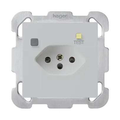 UP-Steckdose kallysto B T13 FI 30mA hellgrau 