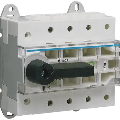 Interrupteur sectionneur Hager HA305 3L 100A 