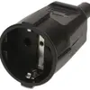 Prise mobile Schuko MAX HAURI L+N+PE 16A 250V 0.75…1.5mm² noir 