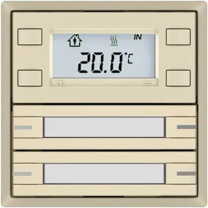 Pulsante RTH EDIZIO.liv SNAPFIX® c.RGB-LED targ.4×tasti com.1T cr 