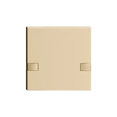 Touche 1/1 KNX/électron.s.LED EDIZIOdue 2× commande simple, sand 