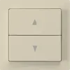 Interruttore per tapparelle kallysto beige con 2 tasti di comando beige 