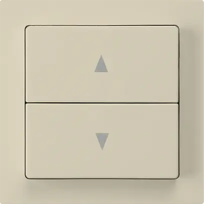 Interrupteur pour stores kallysto beige avec 2 touches bornes enfichables 