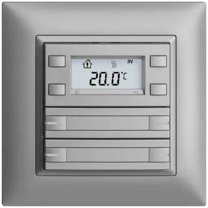 UP-RTH-Taster KNX 4-fach EDIZIOdue FMI silver, mit Papier+LED RGB 