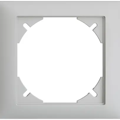 Cadre de recouvrement EDIZIOdue 80×86mm gris clair 