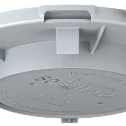 Frontteil HaloX 100 für Ortbeton Deckenausschnitt Ø80mm 