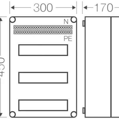 Scatola per apparecchio Hensel Mi1336 