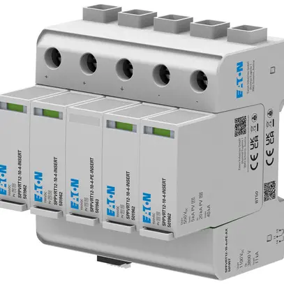 Déflecteur combiné Eaton SPPVRT12-10-4+PE+AX DC 1000V 3.8kV 