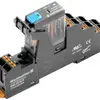 Interface relais WM 24VDC LED vt diode d.prot. 2C a.bouto.test 250VAC 5A PUSH IN 