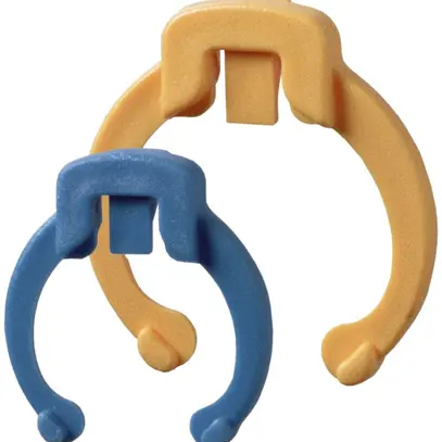 Crampon pour tube HSB Weibel Rohrfix Ø16mm polyoxyméthylène sans halogène bleu 