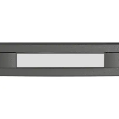 Poussoir 1/4 EDIZIO.liv SNAPFIX® p.KNX&UNI s.LED a.étiquette comm.2touch.grf 