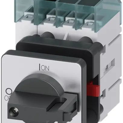 Interrupteur de charge Siemens SENTRON 3LD3 frontal 16A 3LN 48×48mm no 