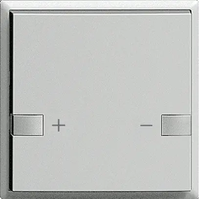 Variatore LED EDIZIOdue ZEP senza LED 1×tasto 2×comando silver 